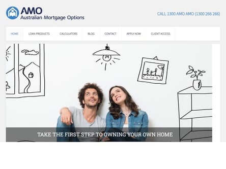 Australian Mortgage Options (AMO) homepage