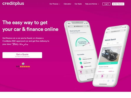 Creditplus homepage