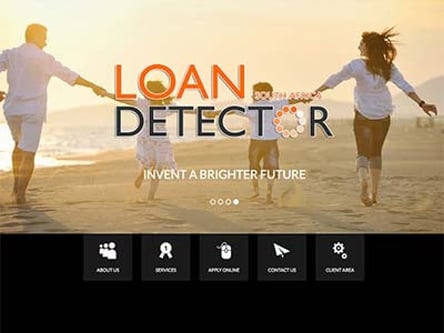 Loan Detector homepage