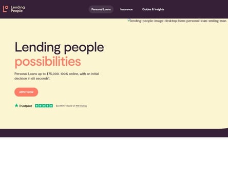 The Lending People homepage