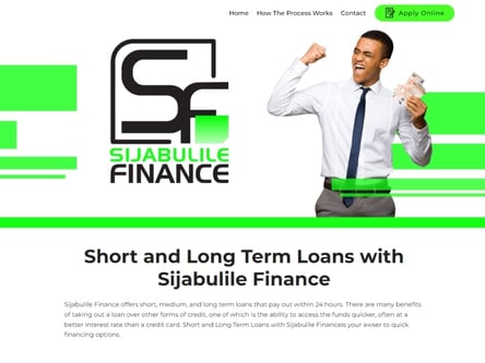 Sijabulile Finance homepage