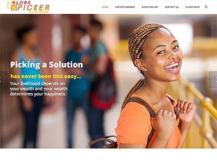 Loan Picker SA homepage