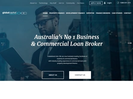 Global Capital homepage