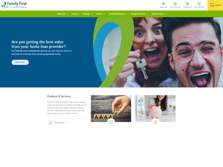 Family First homepage