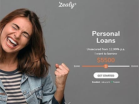 Zealy homepage