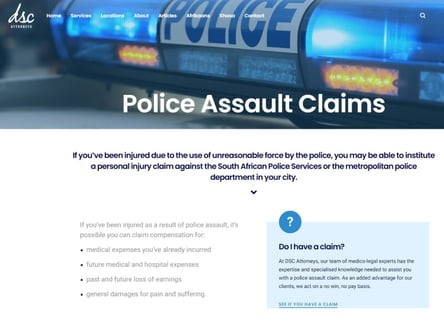DSC Attorneys homepage