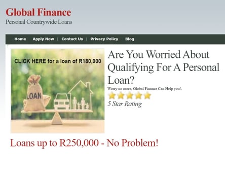 Global Finance homepage