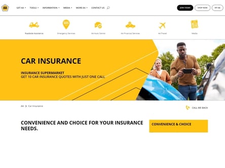 AA homepage