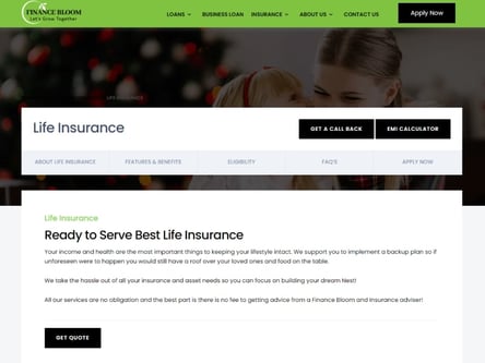 Finance Bloom homepage