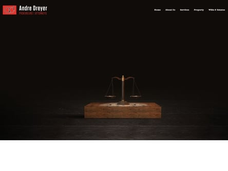 Andre Dreyer Attorneys homepage