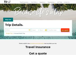 TINZ Travel insurance