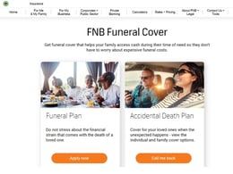 FNB Funeral cover Funeral Cover