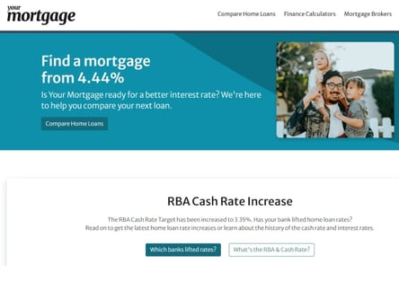 Your Mortgage homepage