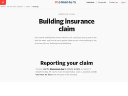 Momentum Building Insurance