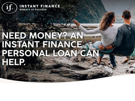 Instant Finance homepage