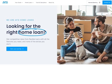 Australian Financial Group homepage