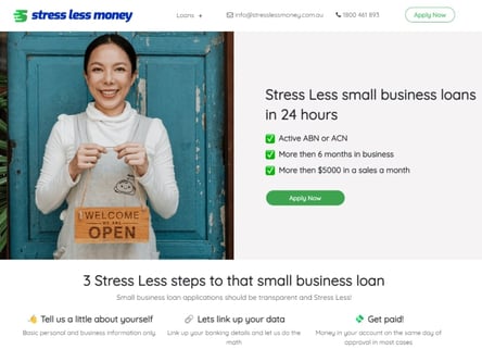 Stressless Money homepage
