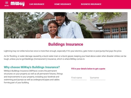 MiWay homepage