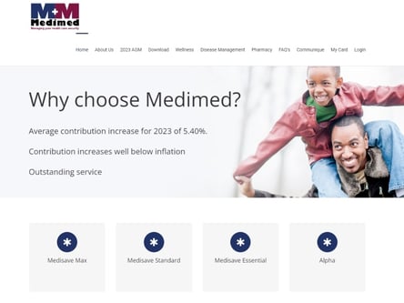 Medimed homepage