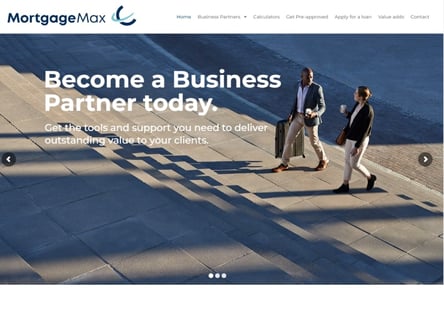 Mortgage Max Pro homepage