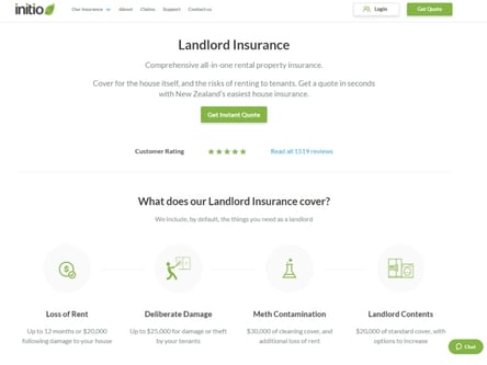 Initio homepage