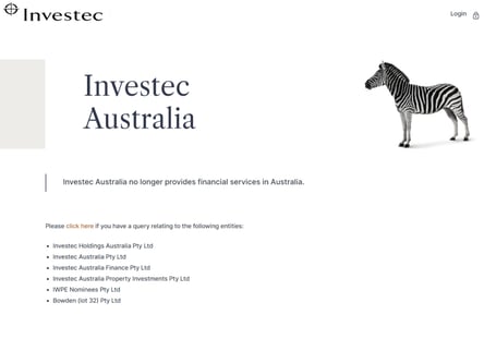 Investec homepage