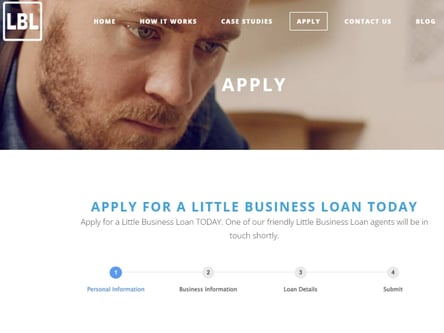 Little Business Loans homepage
