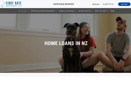 First Rate Mortgages homepage