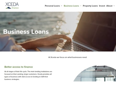 Easy Loans homepage