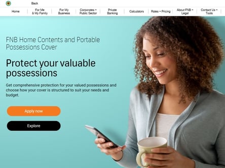 FNB homepage