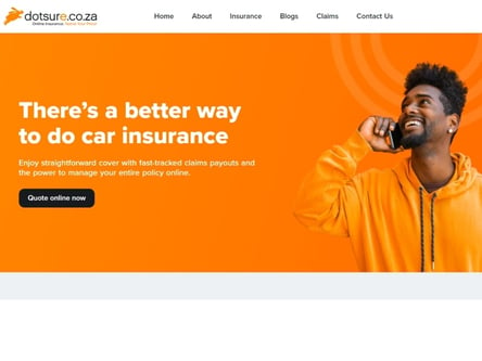 Dotsure homepage