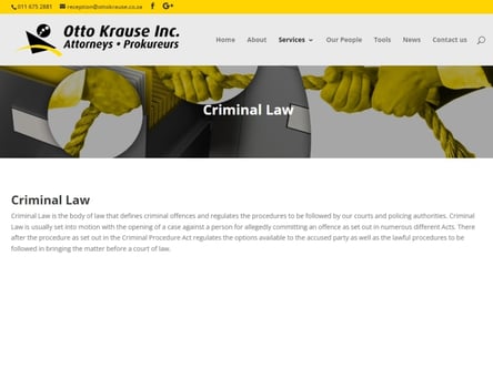 Otto Krause Inc. homepage