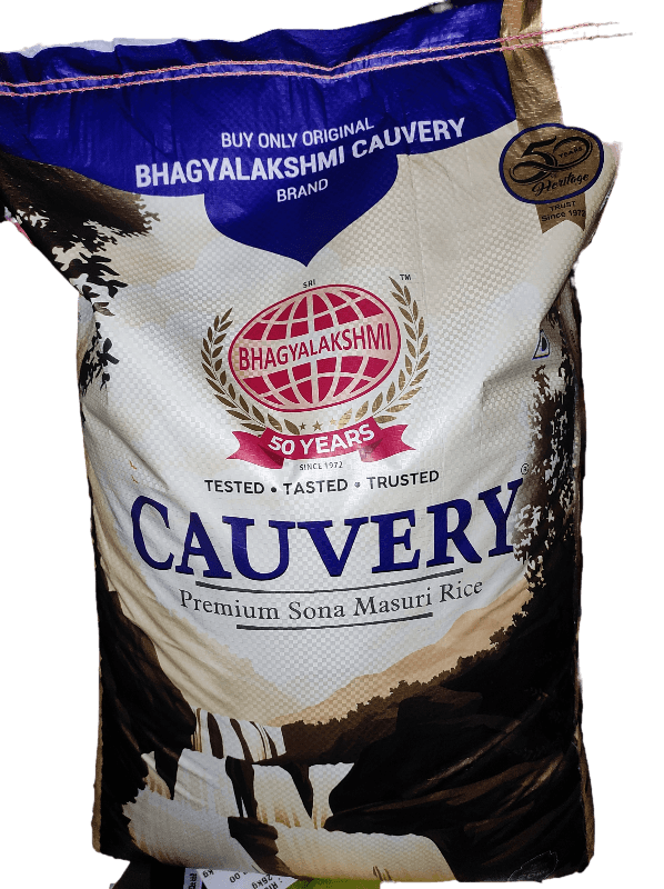 Cauvery Premium Sona Masuri Rice 26 KG/10 KG Bag/Loose - Rice Uncle
