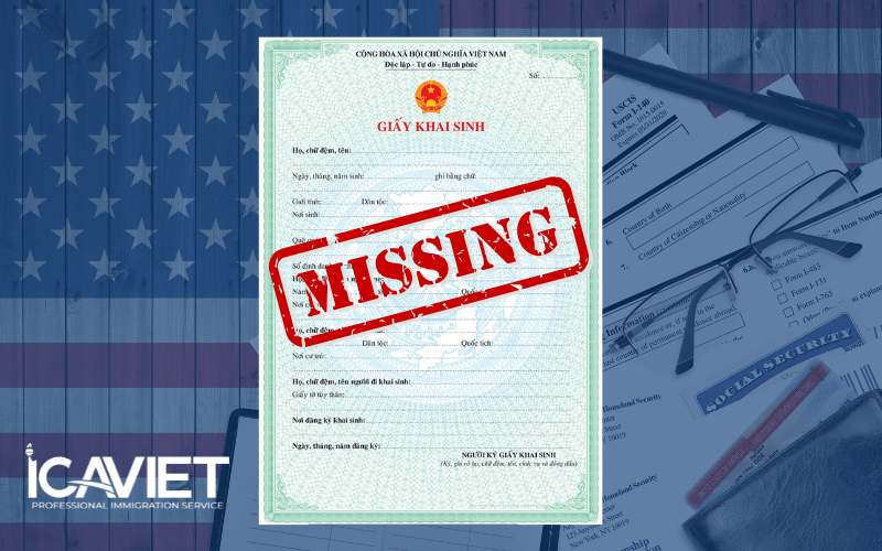 Mất giấy khai sinh vẫn có thể bảo lãnh cha mẹ bằng những giấy tờ khác