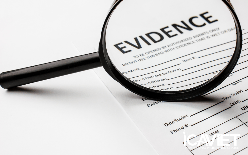 Bằng chứng mối quan hệ khi bảo lãnh cha dượng/mẹ kế