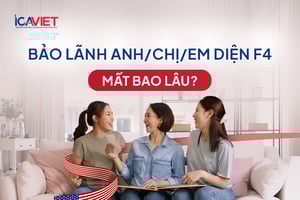 Bảo lãnh anh chị em sang Mỹ diện F4 mất bao lâu?