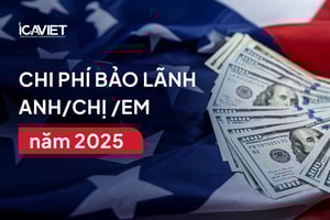 Chi phí bảo lãnh anh chị em sang Mỹ năm 2025.