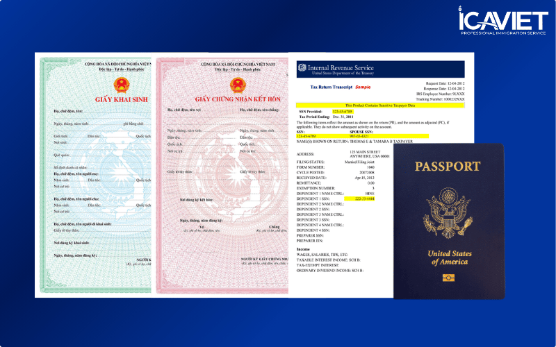 Các bằng chứng cần chuẩn bị khi nộp Form DS-2029