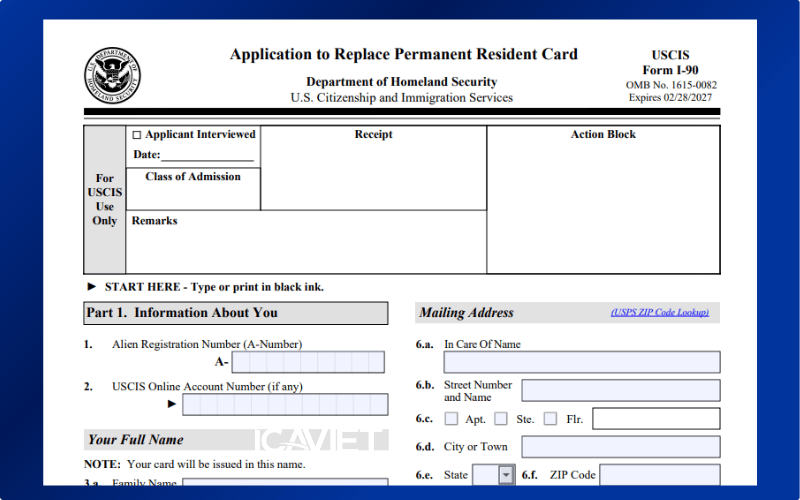 Form I-90 dùng để làm gì?