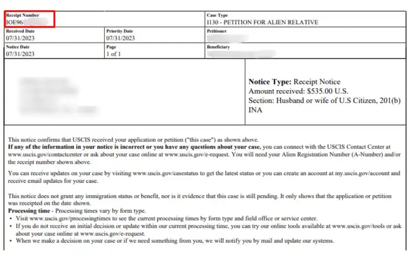 Thủ tục chuyển diện tại Mỹ