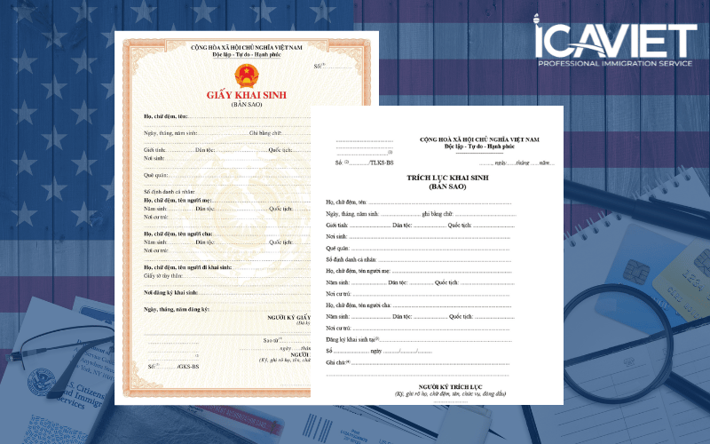 Trích lục khai sinh 