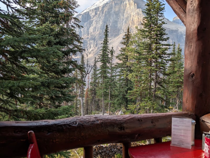 Plain of Six Glaciers Tea House