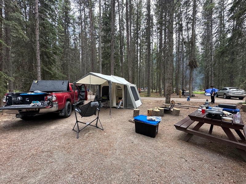 Johnston Canyon Campground
