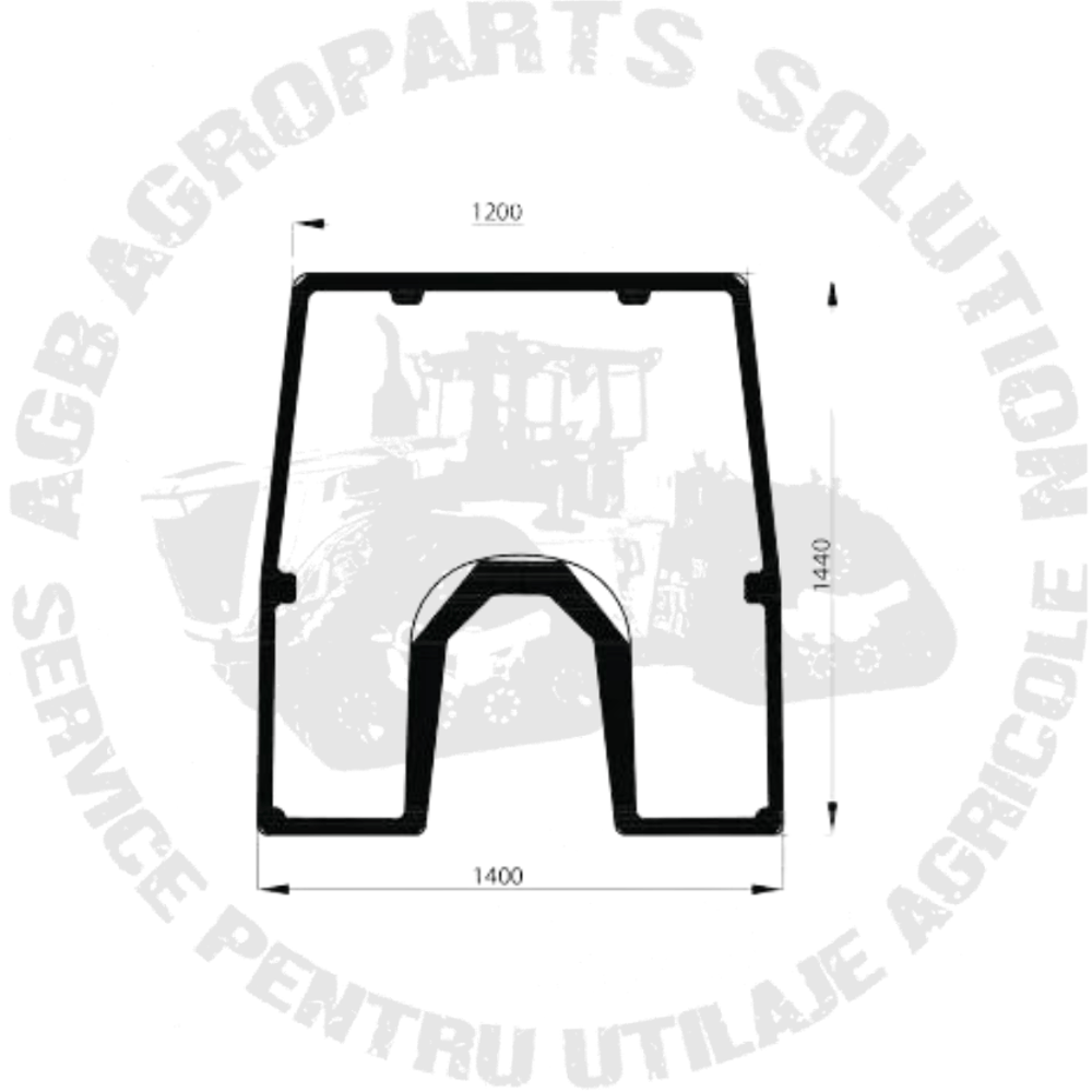 Parbriz cabina John Deere L213348 L173349
