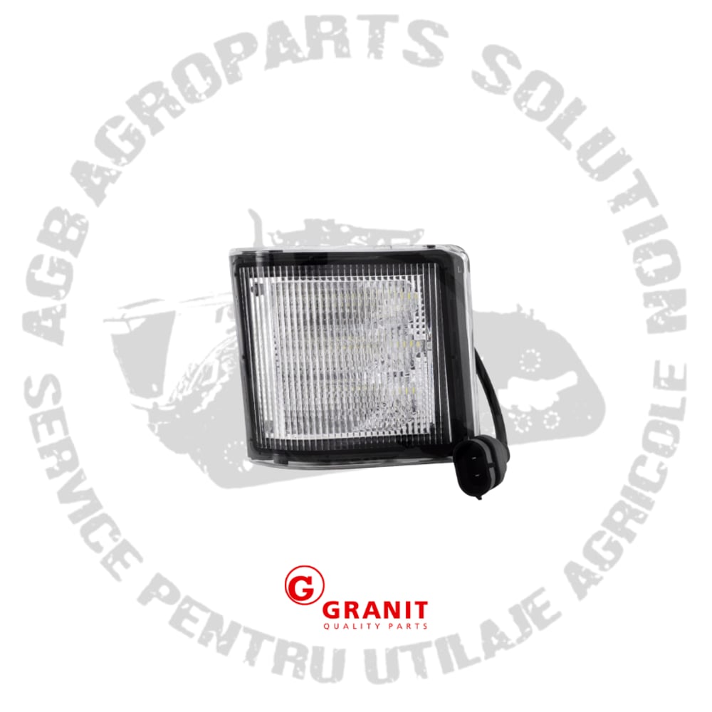 Far lateral stanga capota LED H11 John Deere Granit AL78177