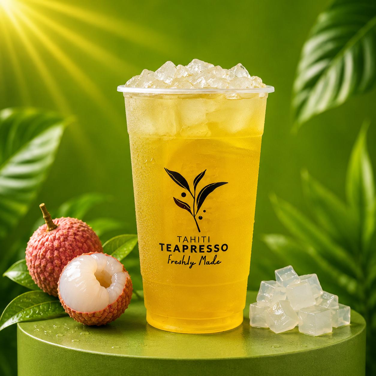 (F02) Lychee Green Tea With Aloe Vera
