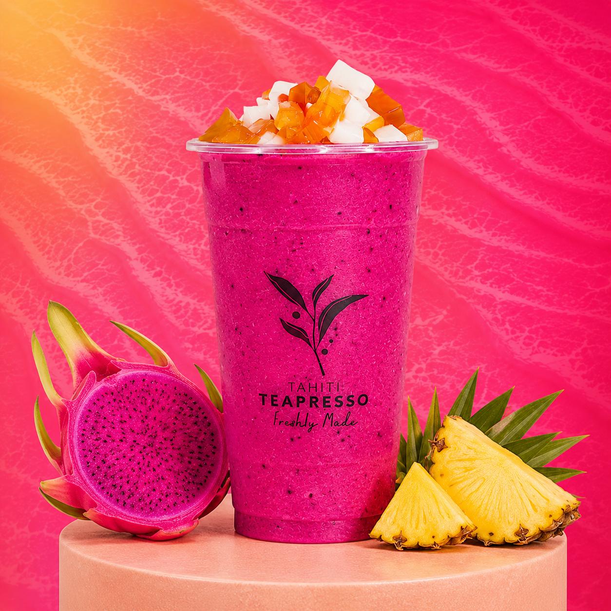 (D05) Dragon Fruit Pineapple with Jelly