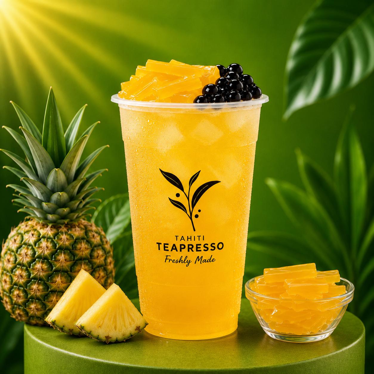 (F04) QQ Pineapple Green Tea