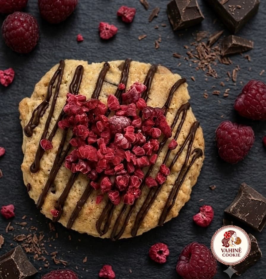 Cookie Chocolat Noir Framboise