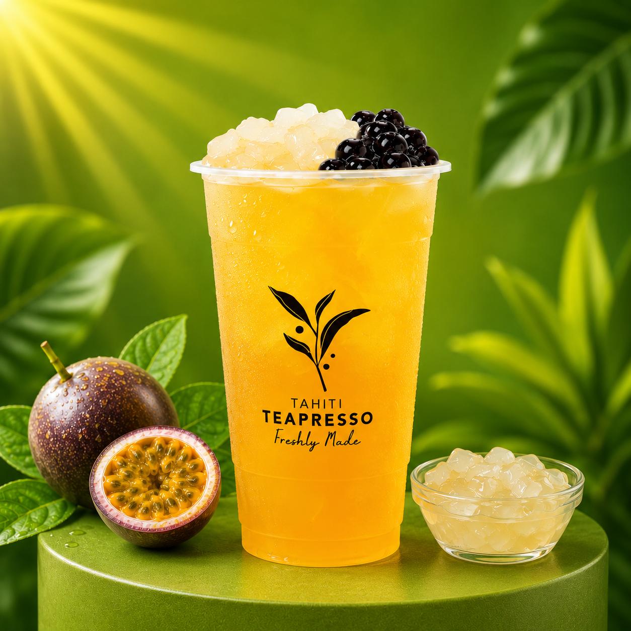 (F01) QQ Passion Fruit Green Tea